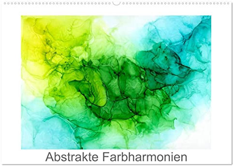Abstrakte Farbharmonien (Wandkalender 2025 DIN A2 quer), CALVENDO Monatskalender