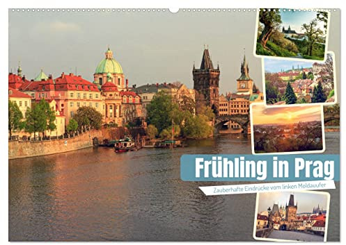 Frühling in Prag (Wandkalender 2026 DIN A2 quer), CALVENDO Monatskalender: Frühlingshaftes stilles Prag am Morgen. (CALVENDO Orte)