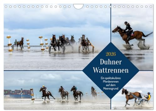 Duhner Wattrennen (Wandkalender 2026 DIN A4 quer), CALVENDO Monatskalender