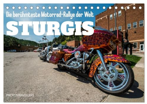 Sturgis - Die berühmteste Motorrad-Rallye der Welt (Tischkalender 2026 DIN A5 quer), CALVENDO Monatskalender: Fantasie auf zwei Rädern (CALVENDO Spass)