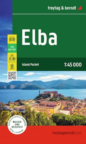 freytag & berndt Straßenkarte Elba 1:45.000: Straßen- und Freizeitkarte Island Pocket, The Big Five, wasserfest und reißfest