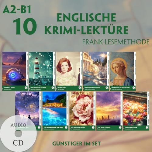 10 Englische Krimi-Lektüre A2-B1 (10 Bücher + Audio-CDs), m. 10 Audio, m. 10 Audio, 10 Teile, 10 Teile,10 Audio-CD: Mit der Frank-Lesemethode leicht verständlich gemacht