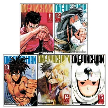 One-Punch Man Volume 11-15 Collection 5 Books Set (Series 3)