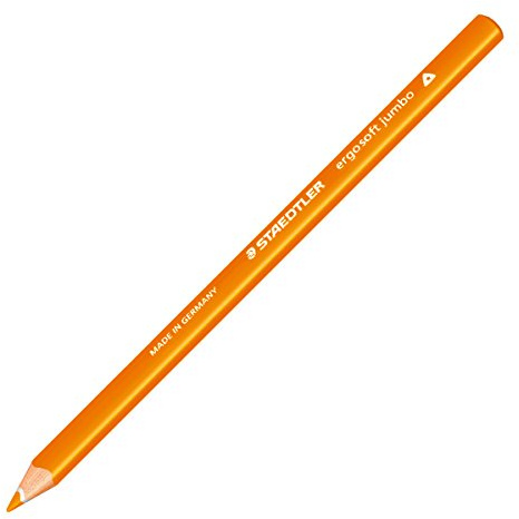 Staedtler 158-4 Farbstifte, Uws und Trockenmarker Einzelfarben Farbstift Ergosoft orange