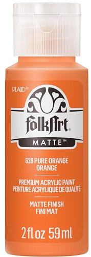 Folk Art Acrylic Paint, Pure Orange, 2 oz