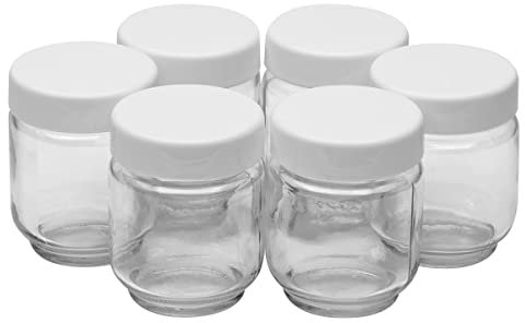 Clatronic JM 3344 - Pack de 6 vasos para yogurtera