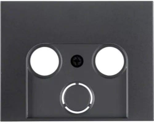 Berker – Deckel P/Toma tv-fm-sat anthrazit Series K1/K5 Ref. 6514030120