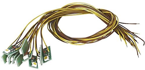 Viessmann 6007 - Hausbeleuchtung mit LED, 10 Stück, gelb