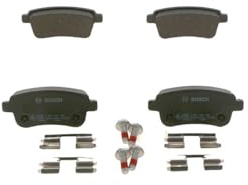 Bosch BP1292 - Brake Pads Car Rear Axle - 1 Set of 4 Pads | Bosch Quality - Reduced Noise and Dust - ECE-R90 Certified - Copper-Free