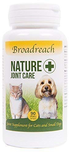 Broadreach Nature + Advanced Joint Supplement with Glucosamine, Chondroitin & Turmeric for Dogs & Cats up to 10kg