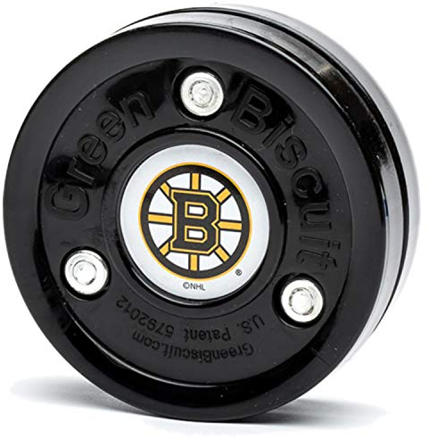 Green Biscuit Original Boston-Bruins-Puck (Saison 2015) für Eishockey-Training außerhalb der Eisfläche