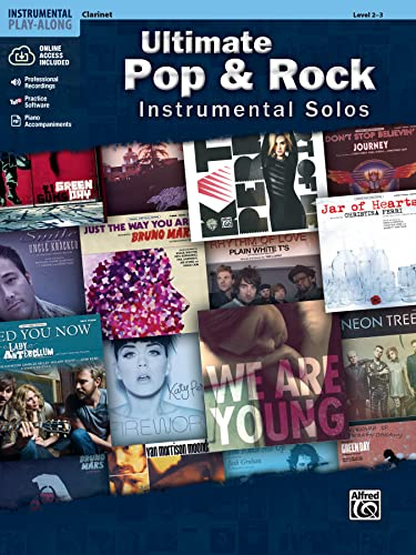 Ultimate Pop & Rock Instrumental Solos: Clarinet, Book & CD: Clarinet, Level 2-3