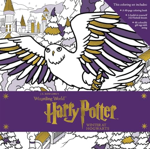 Harry Potter: Winter at Hogwarts: A Magical Coloring Set