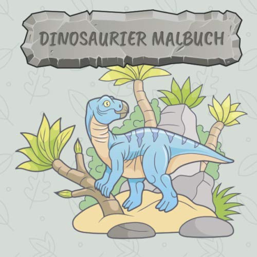 Dinosaurier Malbuch: 40 wunderschöne Dinosaurier zum ausmalen in verschiedenen Schwierigkeitsgraden - perfekt für Kinder ab 2 Jahren