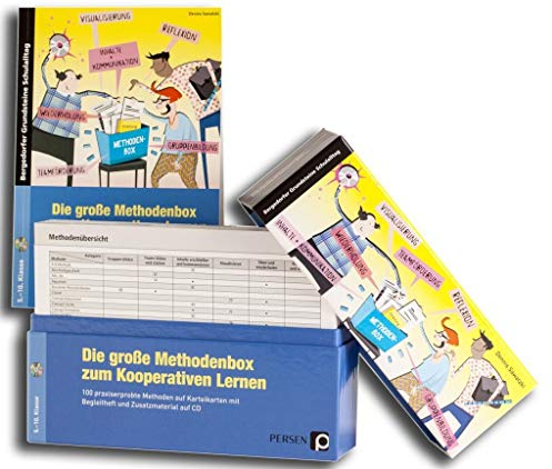 Die große Methodenbox zum Kooperativen Lernen: 100 praxiserprobte Methoden auf Karteikarten mit Begleitheft und Zusatzmaterial auf CD (5. bis 10. Klasse) (Bergedorfer Grundsteine Schulalltag - SEK)