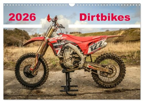Dirtbikes 2026 (Wandkalender 2026 DIN A3 quer), CALVENDO Monatskalender: Motocross vom Feinsten (CALVENDO Sport)