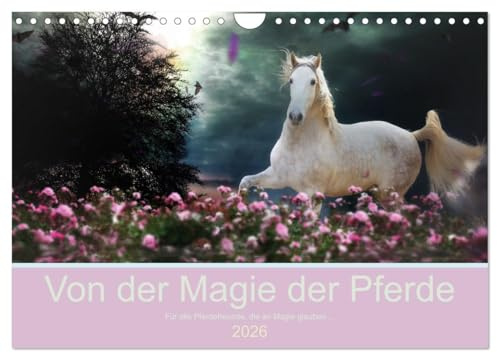 Von der Magie der Pferde (Wandkalender 2026 DIN A4 quer), CALVENDO Monatskalender: Fantastisch & märchenhaft ... Für alle, die Pferde lieben und an Magie glauben (CALVENDO Tiere)
