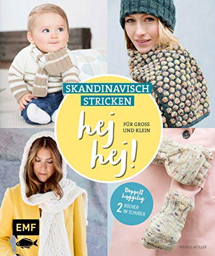 hej hej! Skandinavisch stricken für Groß und Klein: Doppelt hyggelig: 2 Bücher im Doppelpack