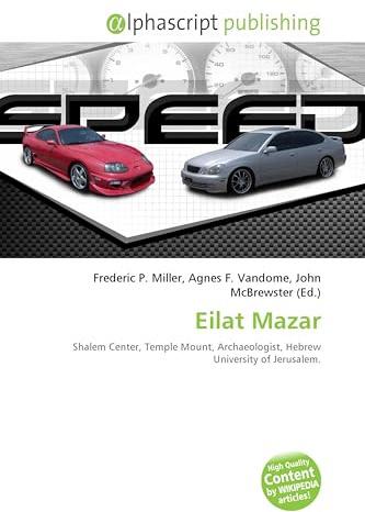 Eilat Mazar: Shalem Center, Temple Mount, Archaeologist, Hebrew University of Jerusalem.