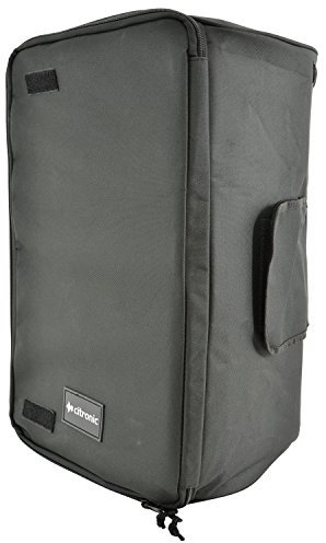 Sac de transport rembourré pour enceinte de 38,1 cm, Noir, 38 cm, Classique