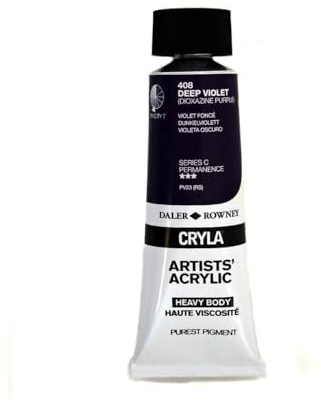 Daler Rowney : Cryla Acrylic Paint : 75ml : Deep Violet