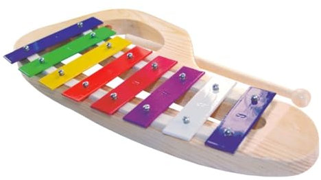 Holzspielerei Metallophon gebogen