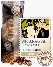 Coffee-Nation Nicaragua Paramo 1000g Bohnen | Spitzenqualität | Kaffeeliebhaber