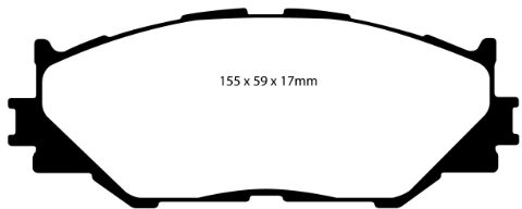 EBC Brakes DP31772C Redstuff Bremsbeläge
