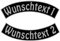 Aufnäher-Set oberer und unterer Bogen B2 (12cm) - personalisiert