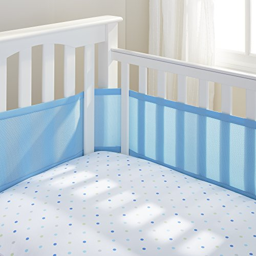 BreathableBaby Nestchen, 4-seitige in Mist (blau)