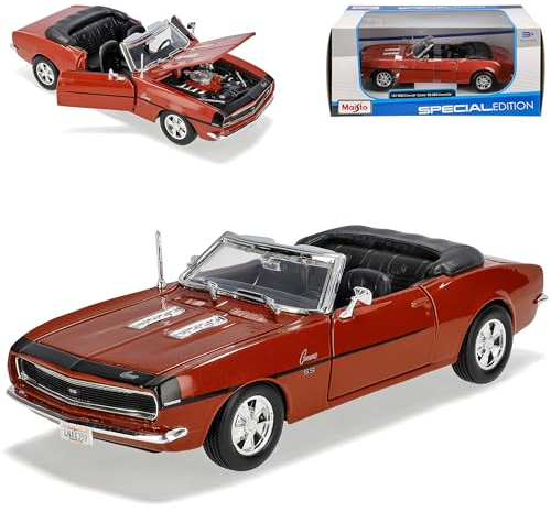 Maisto Chevrolet Camaro SS396 Cabrio Braun 1. Generation 1966-1970 1/24 Modell Auto
