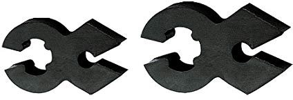 Filstar 2 Stück Team Rutenclip Gummiclip Rutenhalter Rutenklemme Rubber Rod groß