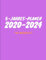 5-Jahres-Planer 2020-2024 60 Monate: Jahresplaner Monatskalender