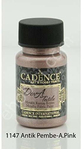 PINTURA METALIZADA PARA TELA DORA TEXTIL ROSA ANTIGUO 50ML