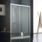 Kiamami Valentina Porte Fixe avec Porte coulissante réversible pour Douche encastrée 130 cm | Fly