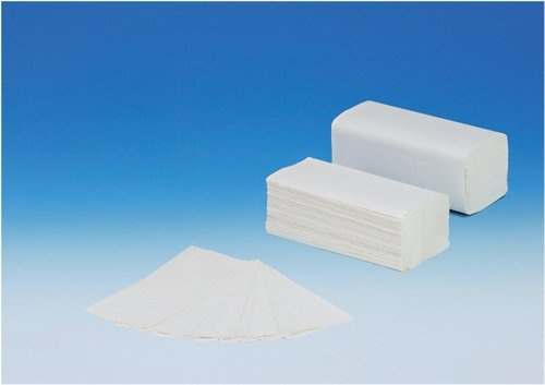 5 Star 250 x 230 mm 2-Ply V-Fold Hand Towel, White -FST