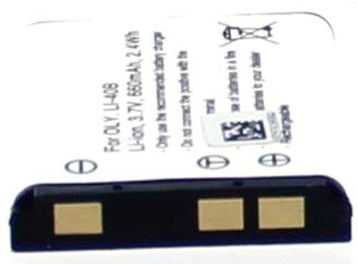 AGI 4740-Ionen 660 mAh 3,7 V Akku wiederaufladbar – Akkus (660 mAh,-Ionen (LiIon), 3,7 V, schwarz, weiß, 1)