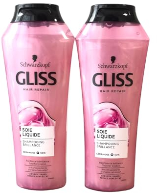 Schwarzkopf Gliss – Shampoo seta liquido – Set di 2