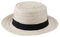 Paquete de 25 sombreros de paja para trabajo a granel, con cinta negra, sombrero de verano, escuela, baile, espectáculo, accesorio de vestido de fantasía
