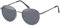 CHICNET Sonnenbrille Unisex runde Gläser Hippie Brille 40er Jahren 400UV Bogen grau