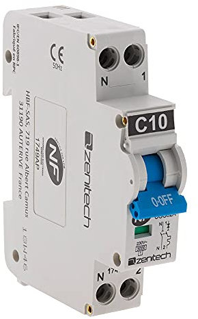 Disjoncteur 10A PH/N - NF - Zenitech