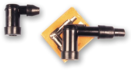 Bougie Connecteur 90 ° Court, Noir