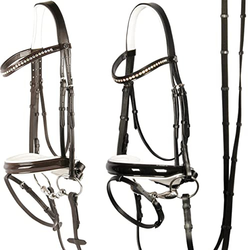 Harry's Horse Hoofdstel Chique, Farbe:schwarz, Größe:cob