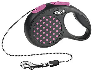 flexi Design Retractable Lead, X-Small, 3 m, Pink