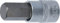 BGS 5052-19 - Douille à embouts - 12,5 mm (1/2) - six pans intérieurs 19 mm