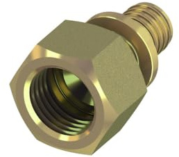 Uebergangsmuffe TECEFLEX 705104 20xRp 3/4 IG, aus Rotguss, p.Stueck