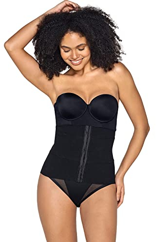 Leonisa Faja Moldeadora Invisible con Control para Mujer - Cinturilla Colombiana Ajustable