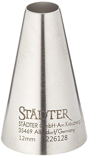 Städter 226128 Lochtülle 12 mm, Edelstahl, Silber
