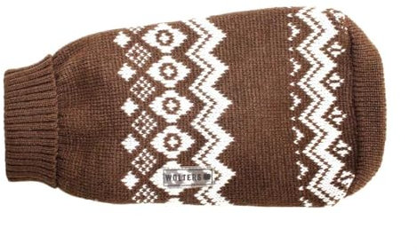 Wolters Norweger Pullover 25cm braun/weiss