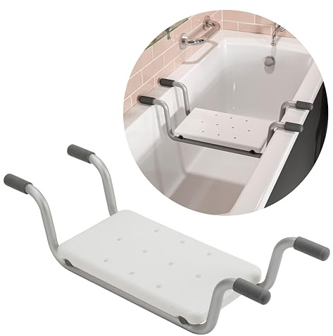 Croydex Easy Fit Bath Bench, White, 220 x 735 x 180mm